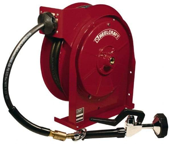 Reelcraft - 35' Spring Retractable Hose Reel - 250 psi, Hose Included - Exact Tool & Supply