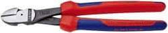 Knipex - 10" OAL, 0.181" Capacity, Diagonal Cutter - 1" Jaw Length x 11/16" Jaw Width, Round/Straight Head, Comfort Grip Handle - Exact Tool & Supply