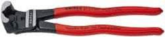 Knipex - 8" OAL, 6mm Capacity, Bolt Cutter - 7/8" Jaw Length x 1-1/2" Jaw Width, Plastic Coated Handle - Exact Tool & Supply