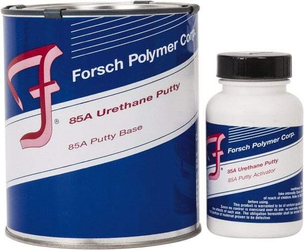 Forsch Polymer Corp - 1 Lb Kit Gray Urethane Putty - 20 min Tack Free Dry Time, 48 hr Full Cure Time, Series URS 5685 - Exact Tool & Supply