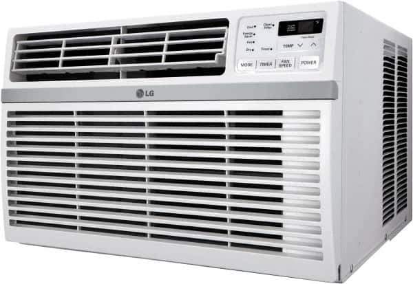 LG Electronics - 24,000/24,500 BTU, 208/230 Volt Window Air Conditioner - 10.9/11.8 Amp Rating, 26" Wide x 28-1/8" Deep x 17" High - Exact Tool & Supply