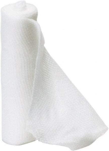 Medique - 4" Wide, General Purpose Non-Sterile Gauze Bandage - White, Cotton Bandage - Exact Tool & Supply