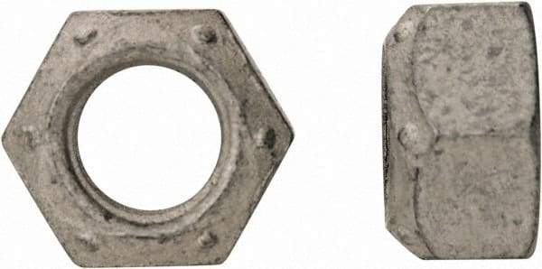 Bowmalloy - 1-1/4 - 12 Grade 9 Steel Hex Lock Nut - 1-7/8" Width Across Flats, 1-1/16" High, Bowma-Guard Finish - Exact Tool & Supply