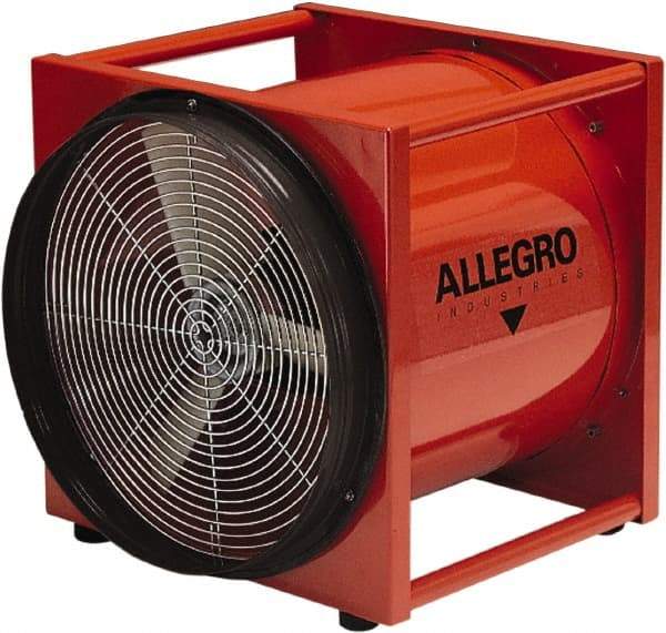 Allegro - 20" Inlet, Electric AC Axial Blower - 1.5 hp, 6,837 CFM (Free Air), Explosion Proof, 230 Max Voltage Rating - Exact Tool & Supply