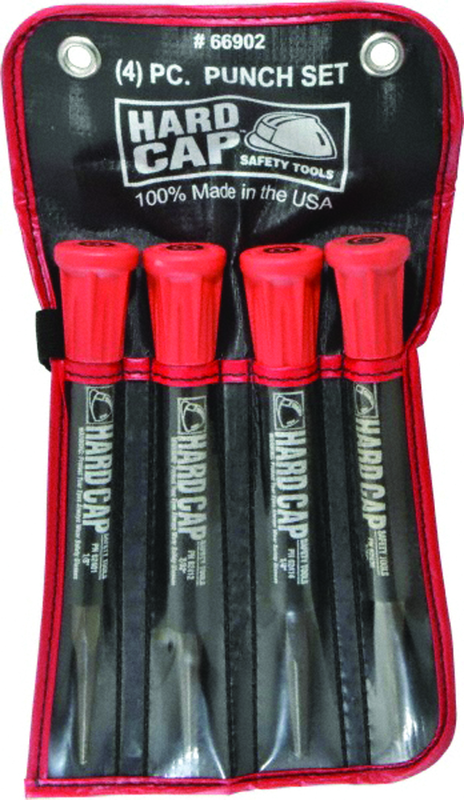 4 Piece Hardcap Punch Set - Exact Tool & Supply