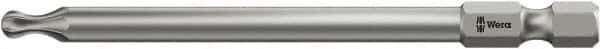 Wera - T20 Torx Bit - 1/4" Hex Drive, 3-1/2" OAL - Exact Tool & Supply