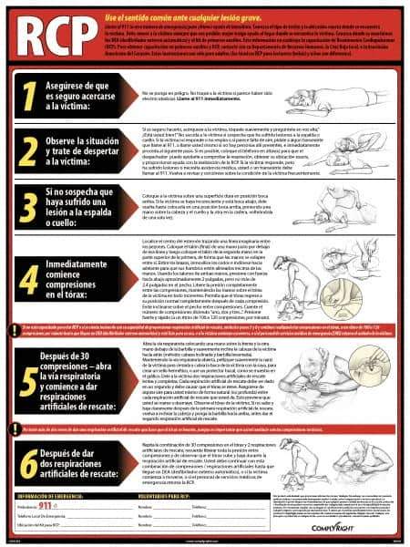 ComplyRight - Regulatory Compliance General Safety & Accident Prevention Training Kit - Spanish, 18" Wide x 24" High - Exact Tool & Supply