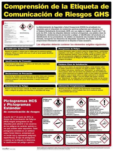 ComplyRight - Regulatory Compliance General Safety & Accident Prevention Training Kit - Spanish, 18" Wide x 24" High - Exact Tool & Supply