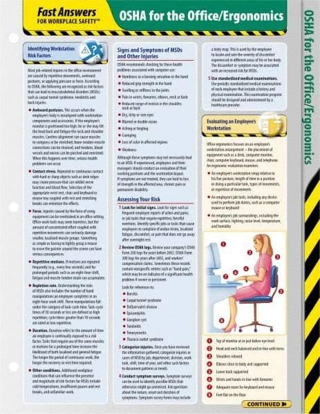 ComplyRight - Regulatory Compliance Hazmat, Spill Control & Right to Know Training Kit - English, 11" Wide x 17" High - Exact Tool & Supply