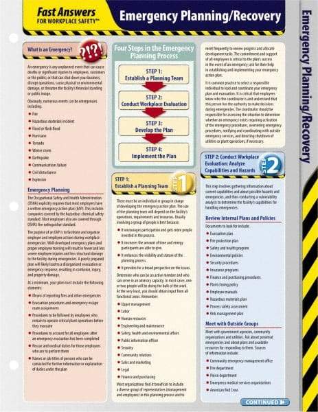 ComplyRight - Regulatory Compliance Hazmat, Spill Control & Right to Know Training Kit - English, 11" Wide x 17" High - Exact Tool & Supply