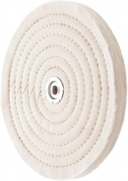 Value Collection - 10" Diam x 3/4" Thick Unmounted Buffing Wheel - 60 Ply, Polishing, 1" Arbor Hole, Medium Density - Exact Tool & Supply