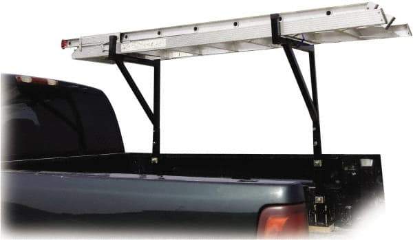 Erickson Manufacturing - Steel Ladder Rack - 34" Wide, Black, For Use with Any Truck - Exact Tool & Supply