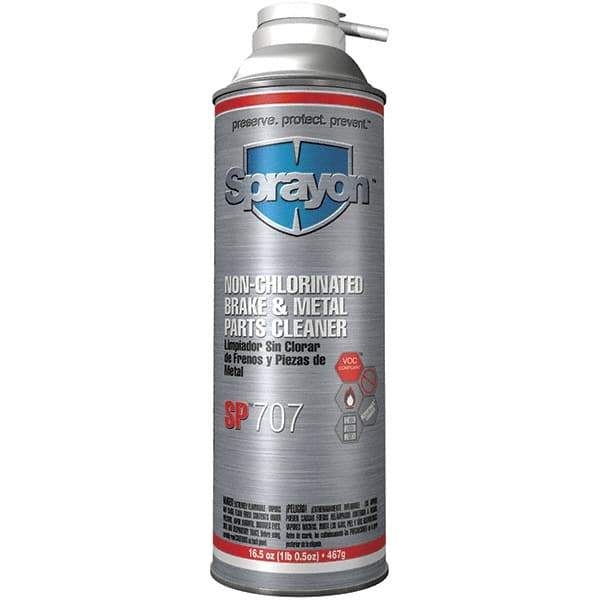 Sprayon - Acetone Brake Parts Cleaner - 20 oz Aerosol Can - Exact Tool & Supply
