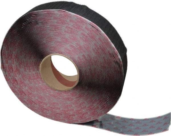 VELCRO Brand - 2" Wide x 25 Yd Long Adhesive Backed Hook Roll - Continuous Roll, Black - Exact Tool & Supply