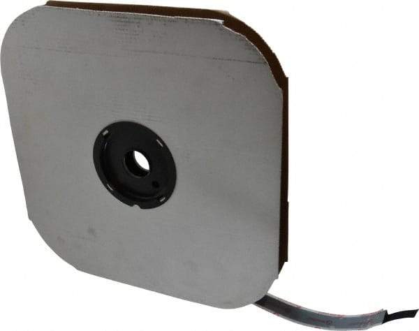 VELCRO Brand - 5/8" Wide x 25 Yd Long Adhesive Backed Loop Roll - Continuous Roll, Black - Exact Tool & Supply