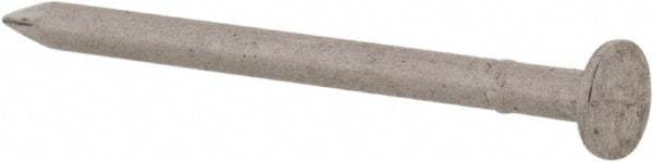 Made in USA - 2D, 15 Gauge, 1" OAL Common Nails - Smooth Shank, T304 Stainless Steel - Exact Tool & Supply