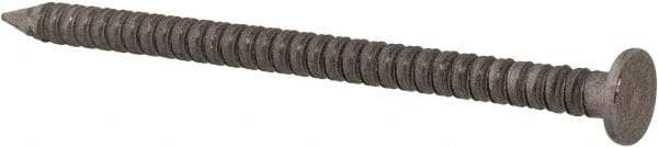 Made in USA - 6D, 11 Gauge, 2" OAL Common Nails - Ring Shank, 18-8 Stainless Steel - Exact Tool & Supply