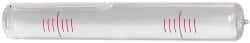 SPI - 3-3/4" Long x 19/32" Wide, Level Replacement Vial Mount - Clear, Use with Ducourret Block Levels - Exact Tool & Supply