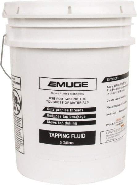 Emuge - 5 Gal Can Tapping Fluid - Synthetic - Exact Tool & Supply