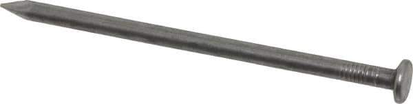 Value Collection - 10D, 9 Gauge, 3" OAL Common Nails - Ring Shank, Grade 2 Steel, Bright Finish - Exact Tool & Supply
