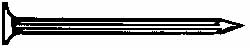 Value Collection - 7D, 2-1/4" OAL Masonry Nails - Cut Shank, Grade 2 Steel - Exact Tool & Supply