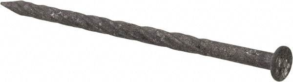 Value Collection - 12D, 10 Gauge, 3-1/4" OAL Decking Nails - Fluted Shank, Grade 2 Steel, Uncoated - Exact Tool & Supply