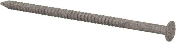 Value Collection - 10D, 10 Gauge, 3" OAL Decking Nails - Ring Shank, Grade 2 Steel, Galvanized Finish - Exact Tool & Supply