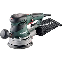 Metabo - 6 Inch Pad, 8,400 to 22,000 OPM, Electric Orbital Sander - Round, Right Angle Sander, 3.4 Amps - Exact Tool & Supply