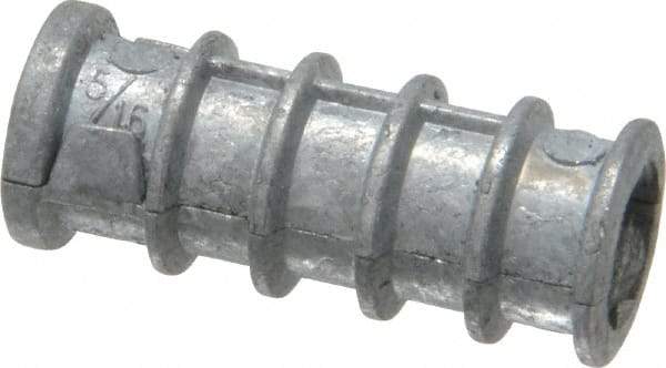 Value Collection - 5/16" Diam, 1/2" Drill, Lag Shield Concrete Anchor - Alloy Steel - Exact Tool & Supply