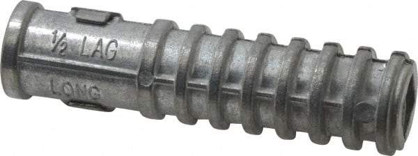 Value Collection - 1/2" Diam, 3/4" Drill, Lag Shield Concrete Anchor - Alloy Steel - Exact Tool & Supply