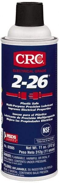 CRC - 6 oz Aerosol Nondrying Film Penetrant/Lubricant - Amber, 250°F Max, Food Grade - Exact Tool & Supply