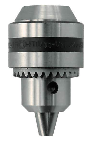 Rohm - JT3, 1/32 to 5/8" Capacity, Tapered Mount Drill Chuck - Keyed - Exact Tool & Supply