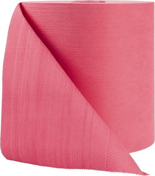 WypAll - X80 Dry Shop Towel/Industrial Wipes - Jumbo Roll, 13-3/8" x 12-1/2" Sheet Size, Red - Exact Tool & Supply
