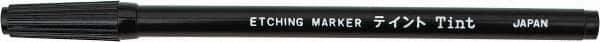 Value Collection - Black Acid Solution Marker - Felt Tip - Exact Tool & Supply