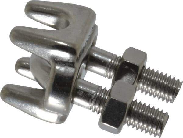 Ronstan - 5/16" Wire Rope U-Bolt Grip - 316 Stainless Steel - Exact Tool & Supply
