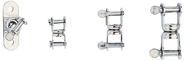 Ronstan - 385 Lbs. Load Limit Plain Bearing Swivel - 5/32 Inch Diameter Slot Pin - Exact Tool & Supply