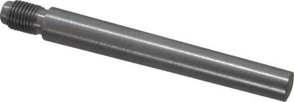 Value Collection - Size 8, 0.49" Large End Diam, Uncoated Steel 7/16-20 Threaded Taper Pin - Grade C-12L14, 3-1/2 Pin Length - Exact Tool & Supply