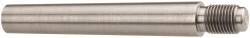 Value Collection - Size 9, 0.589" Large End Diam, Uncoated Steel 1/2-20 Threaded Taper Pin - Grade C-12L14, 3-1/2 Pin Length - Exact Tool & Supply