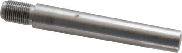 Value Collection - Size 10, 0.704" Large End Diam, Uncoated Steel 5/8-18 Threaded Taper Pin - Grade C-12L14, 4 Pin Length - Exact Tool & Supply