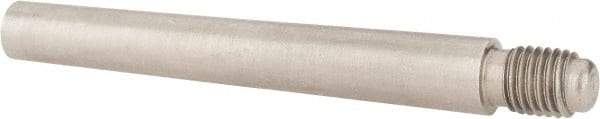 Value Collection - Size 6, 0.339" Large End Diam, Passivated Stainless Steel 5/16-24 Threaded Taper Pin - Grade 303, 18-8, 2-1/2 Pin Length - Exact Tool & Supply