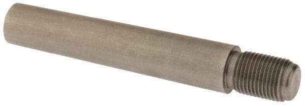 Value Collection - Size 10, 0.704" Large End Diam, Passivated Stainless Steel 5/8-18 Threaded Taper Pin - Grade 303, 18-8, 3-1/2 Pin Length - Exact Tool & Supply