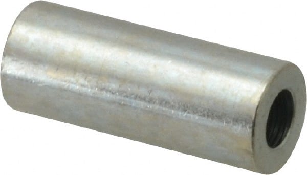 Electro Hardware - #10 Screw 15/32" OAL 0.192" ID x 3/8" OD Round Steel Circuit Board Spacers - Exact Tool & Supply