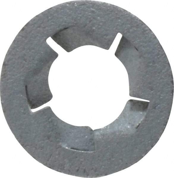 Au-Ve-Co Products - 5/16" Screw, 5/8" OD, Spring Steel Push Nut - Zinc-Plated - Exact Tool & Supply