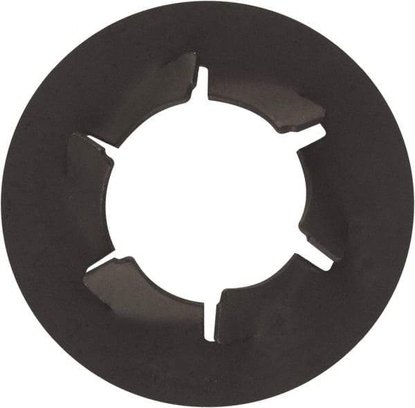 Au-Ve-Co Products - M10x1.50 Screw, 20mm OD, Spring Steel Push Nut - Black Phosphate - Exact Tool & Supply