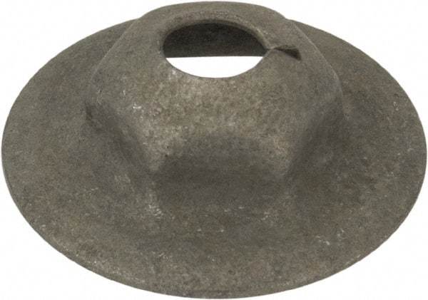 Au-Ve-Co Products - 1/4-20, 13/16" OD, 7/16" Width Across Flats Washer Lock Nut - Zinc-Plated Spring Steel, For Use with Threaded Fasteners - Exact Tool & Supply