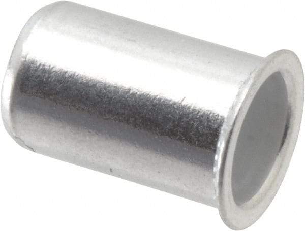 Value Collection - #8-32, 0.01 to 0.08" Grip, #2, Aluminum Standard Rivet Nut - Expander Head - Exact Tool & Supply