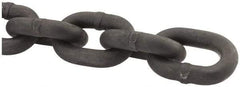 Peerless Chain - 5/8" Welded Alloy Chain - 18,100 Lb Capacity, Grade 80, Alloy Steel, Black Finish - Exact Tool & Supply