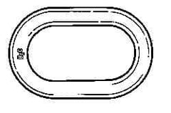 Peerless Chain - Alloy Steel Oblong Assembly - 1-1/2 Inch Diameter, 49,000 Lbs. Load Limit - Exact Tool & Supply