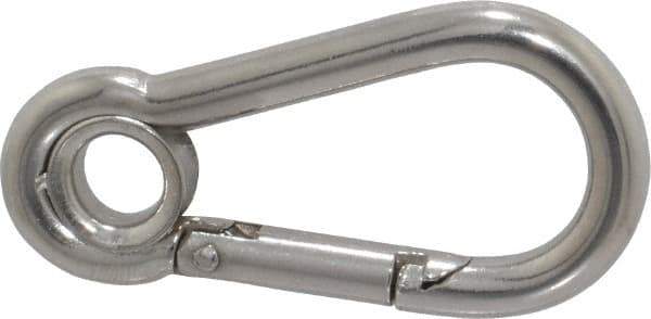 Value Collection - 2" Long All Purpose Snap - Stainless Steel with 1/4" Snap Opening - Exact Tool & Supply