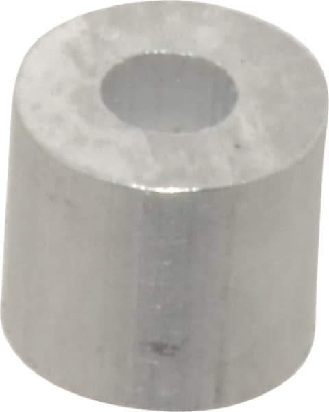 Value Collection - 1/8" Round Stop Compression Sleeve - Aluminum - Exact Tool & Supply